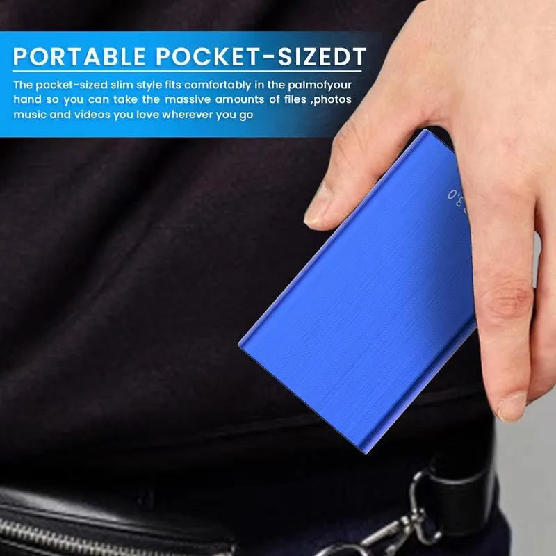 External mobile hard disk USB 3.0 solid state drive metal shell 2.5-inch black colour