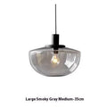 Simple modern milky white glass single-head droplight pendant light with 22cm and 35cm size options