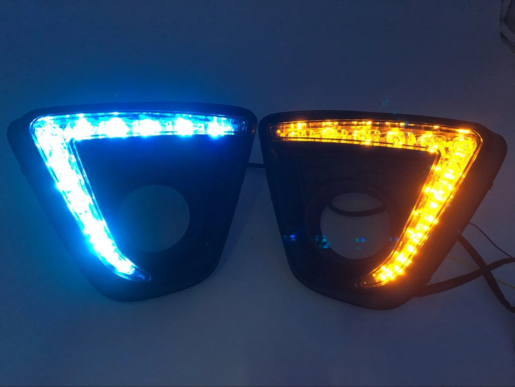 Mazda CX-5 daytime running light replacement with LED source and electroplated finish options