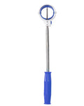 Retractable stainless steel golf ball picker extended to 2 metres, available in six colours for golf ball collection