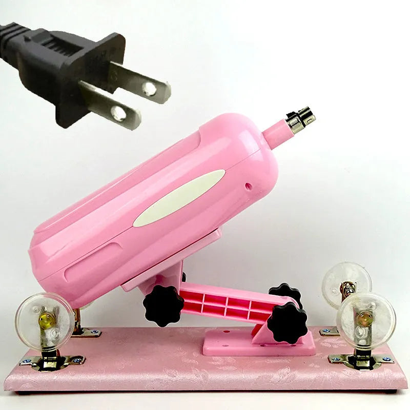 Bobb automatic telescopic thrusting sex toy in purple, black, and pink colour options