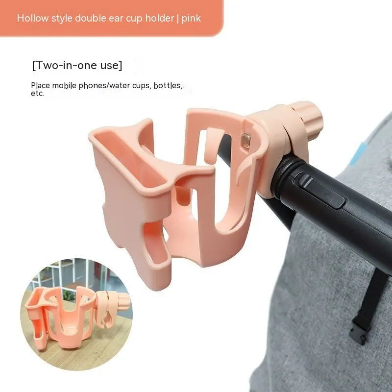 Universal ABS plastic car cup holder in black, green or pink colour options