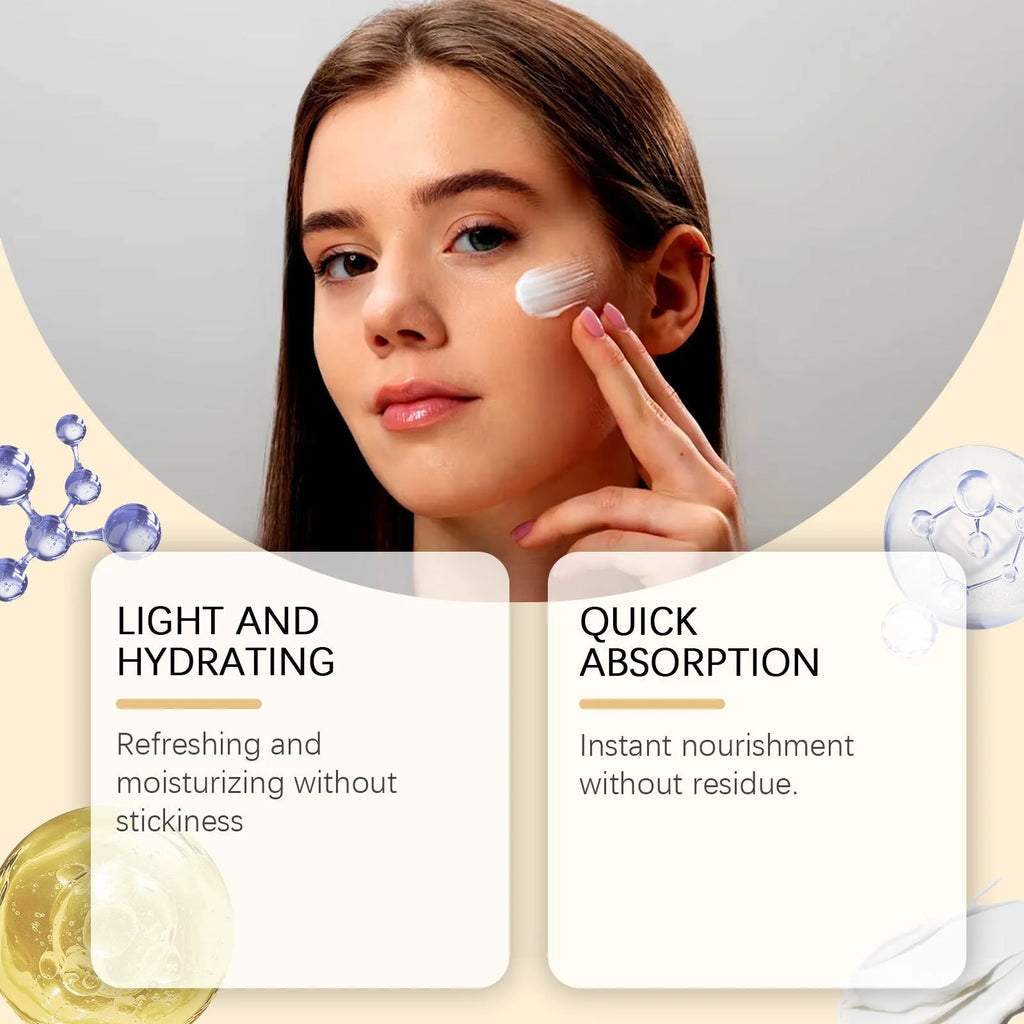 50g container of mild protective cream with titanium dioxide and hyaluronic acid
