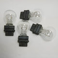 Wagner dual-wire brake light bulb with 16mm socket and yellow light