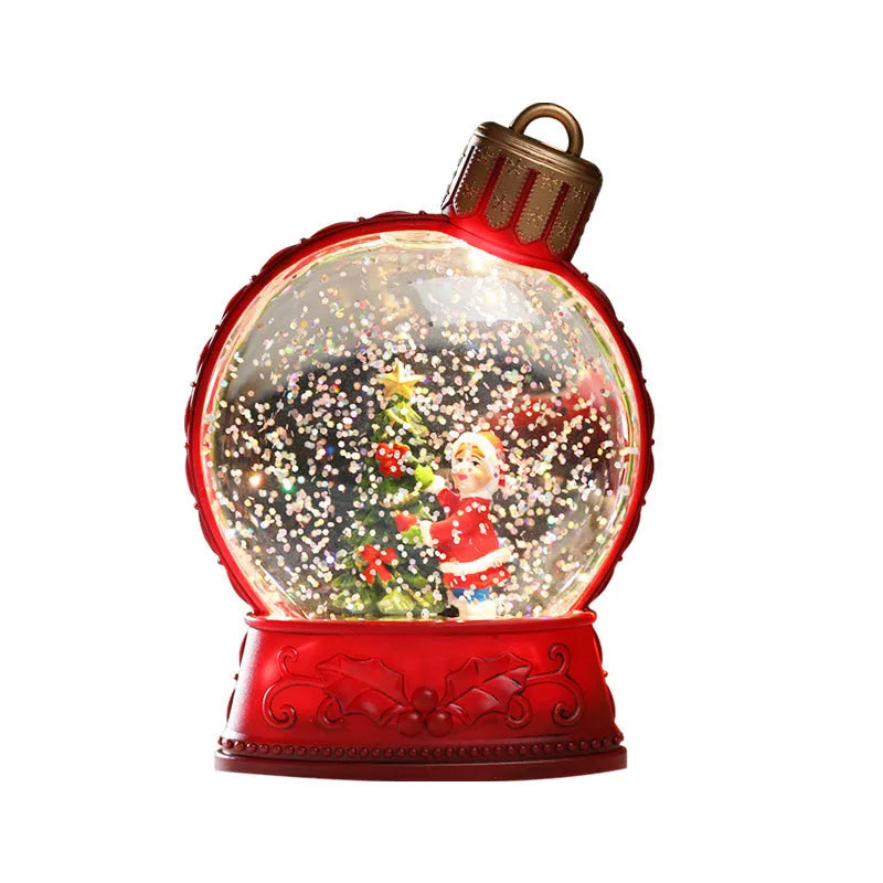 Christmas decoration LED flame light in Old Man, Snowman, Kids Tree, and Angel designs