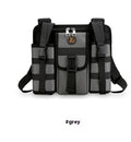 Army green Oxford cloth leisure shoulder bag with waterproof construction for outdoor sports