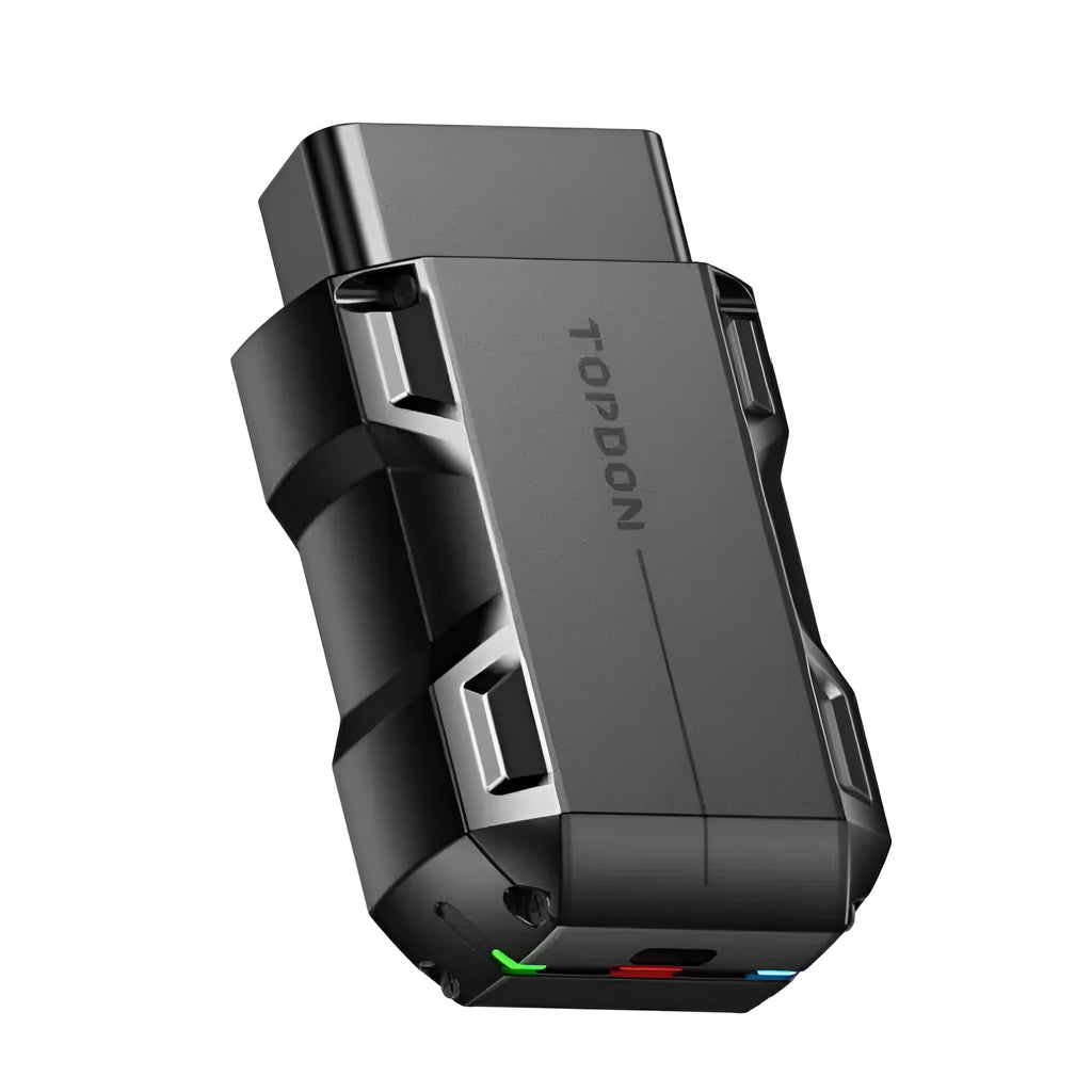 Black TOPDON car probe Bluetooth OBD fault detector for Android vehicle diagnosis