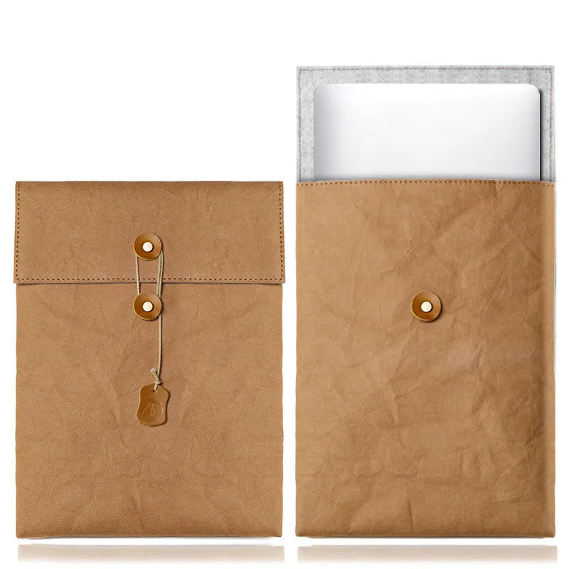 Non-magnetic paper yellow washed kraft paper notebook liner for 13 inch laptop