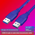 USB 3.0 data cable for hard disk box connections with nickel-plated connectors