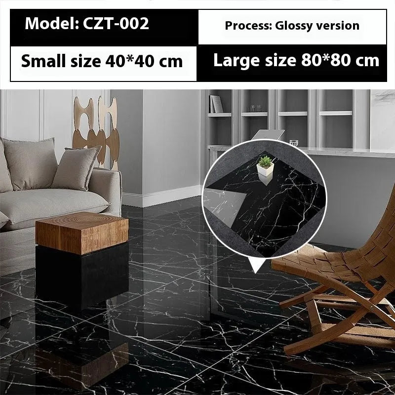 Marble simulation sticker plastic waterproof 40x40cm geometric pattern simple modern style