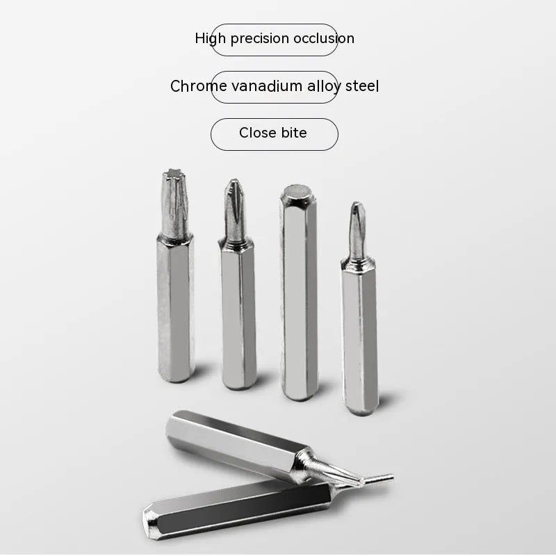 32-in-1 screwdriver set with bits for mobile phone and digital device repair