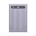 Ultra-thin aluminium alloy recorder pen, 86 x 55 x 3.2 mm, dark purple gray, 5V