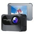 Black outdoor sports camera tachograph with 170 degree wide angle lens