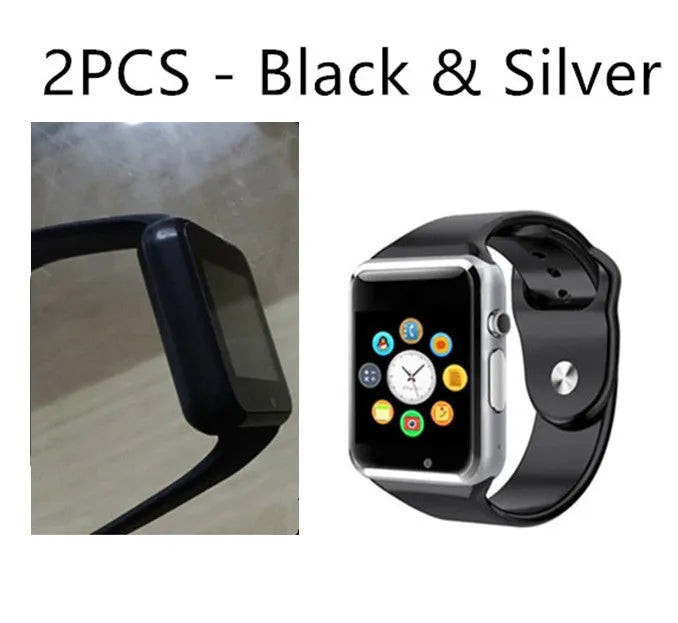 A1 smart watch with 1.54-inch screen and camera for Android with GSM SIM support