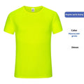 Man wearing a solid colour Ice Silk quick-dry T-shirt in a straight cut, short sleeve style.