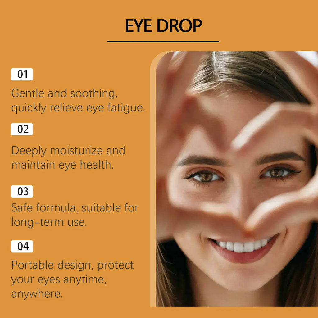 15ml bottle of honey-based artificial tear eye drops for dry tired eyes