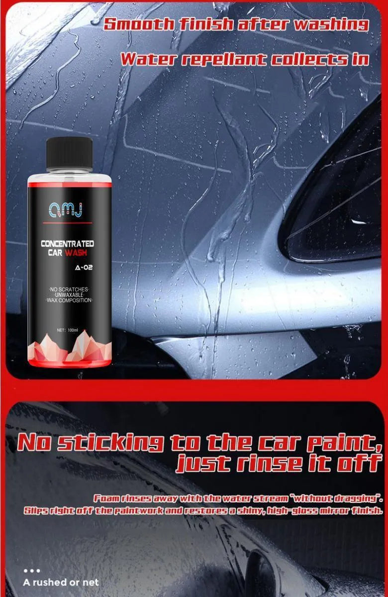 100ml bottle of super concentrated high-foam car paint decontamination cleaner