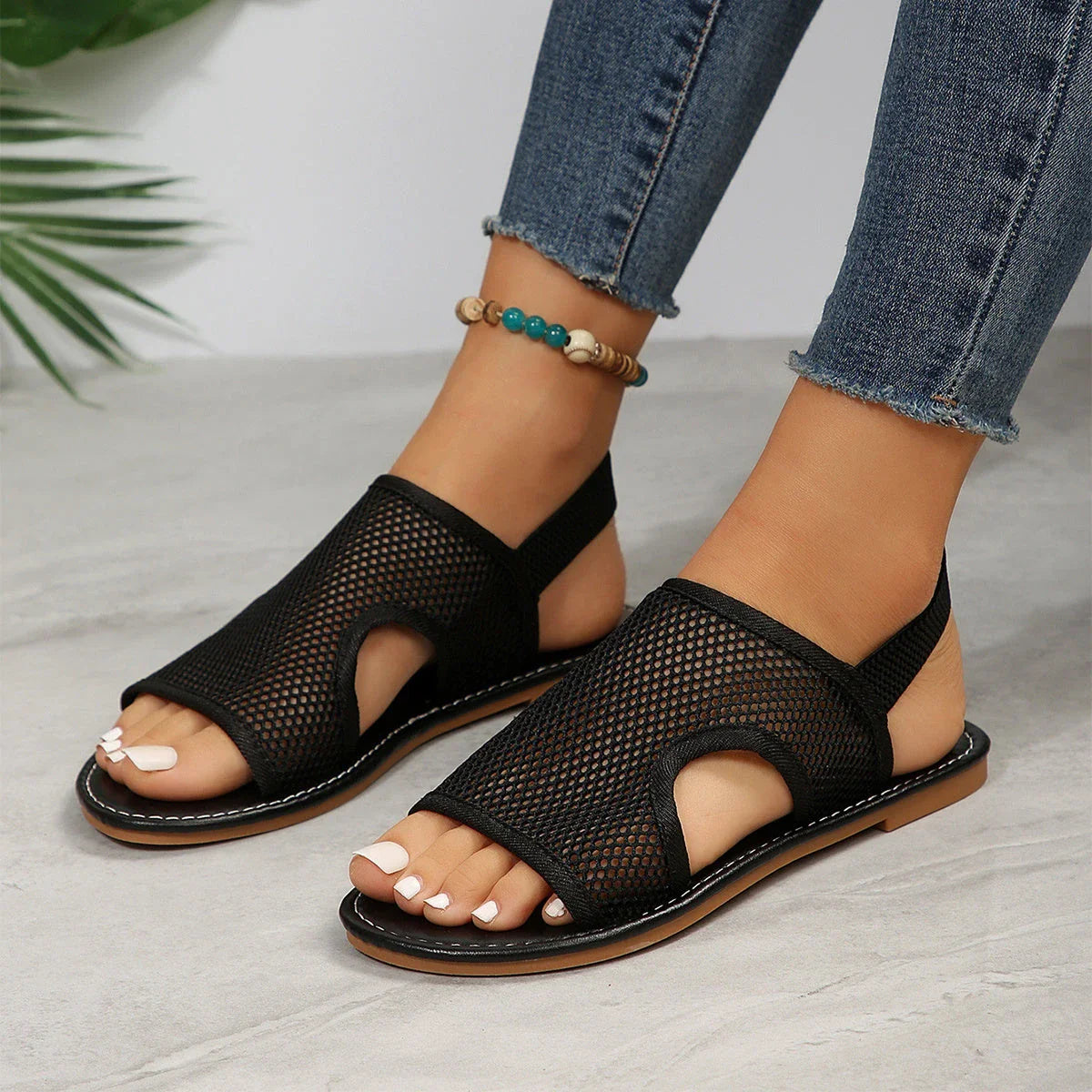 Stylish and breathable mesh sandals in various vibrant colors for men and women