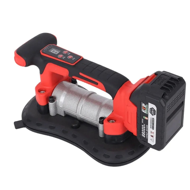Cordless 21V tile laying machine with automatic pasting function and battery pack