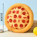 Polyester pet dog toy in Donut style from OPP bag packaging on white background
