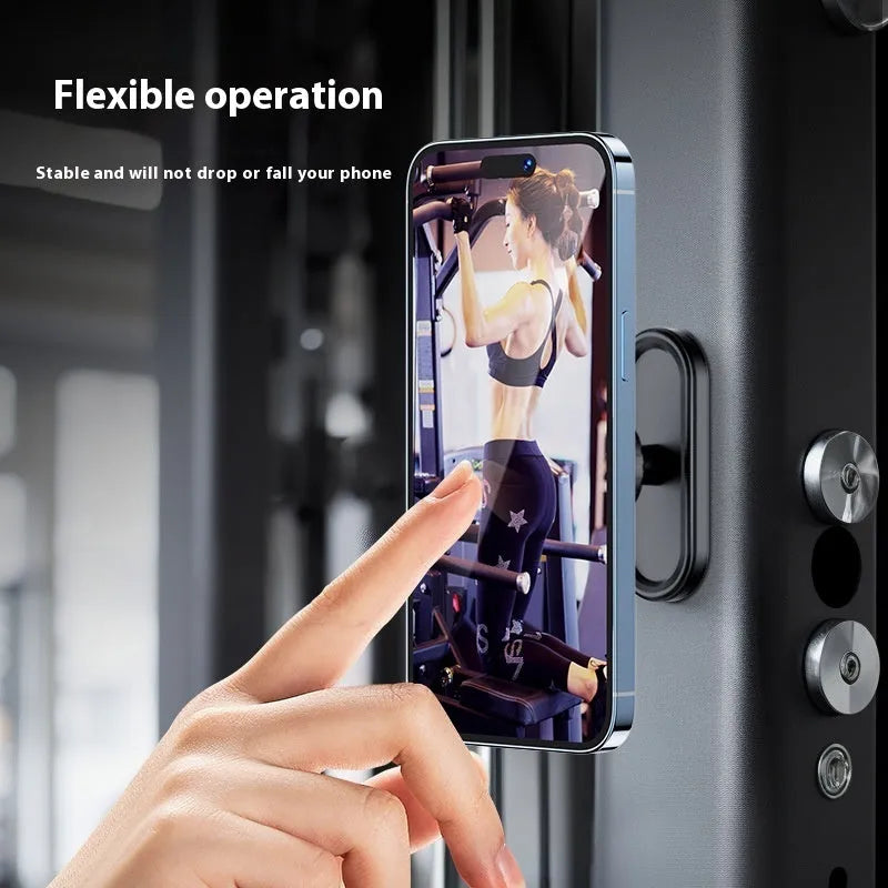 Double-sided magnetic photography bracket for camera flash accessories with plastic construction