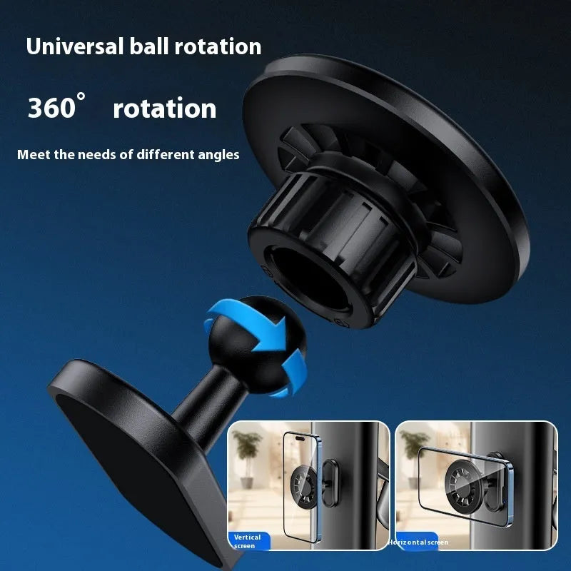 Double-sided magnetic photography bracket for camera flash accessories with plastic construction