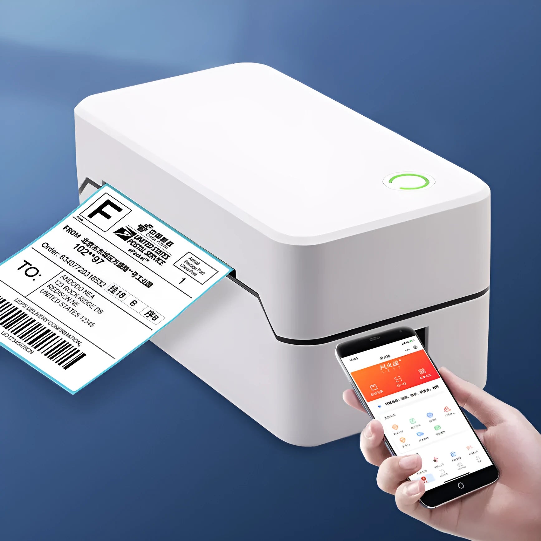 Thermal express single electronic surface printer with Bluetooth connectivity and compact 149mm design