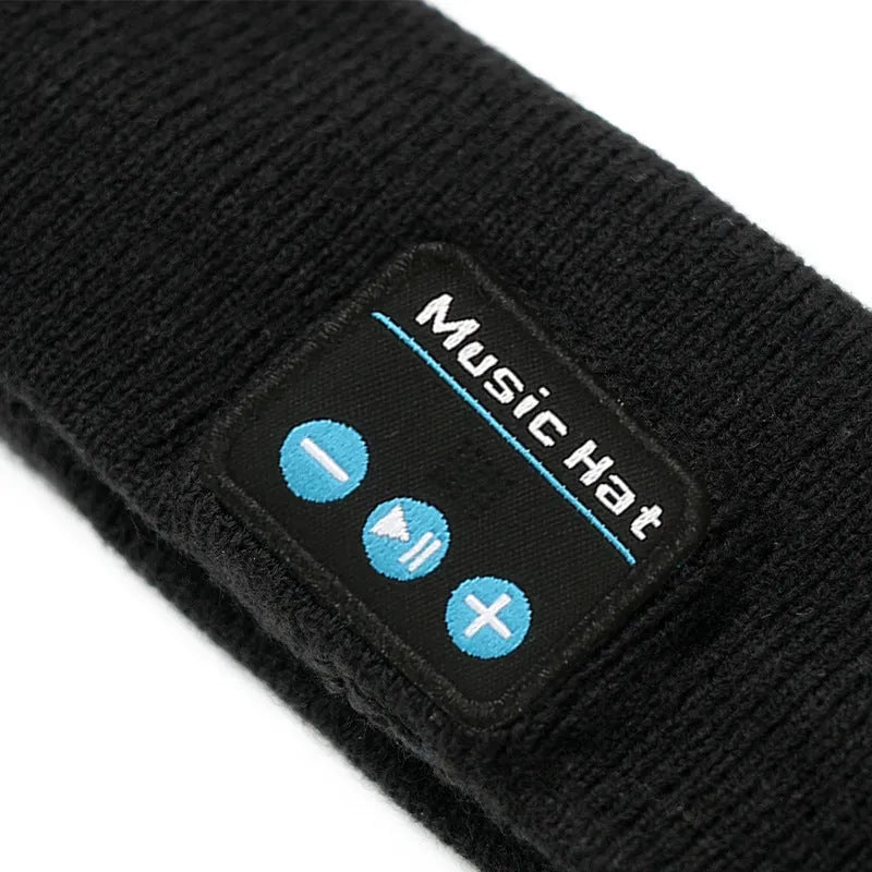 Bluetooth 5.4 eye mask sports scarf headband in black dark gray or gray white colours