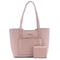 Large-capacity soft-surface artificial PU shoulder handbag in beige with 35x13x23.5cm dimensions
