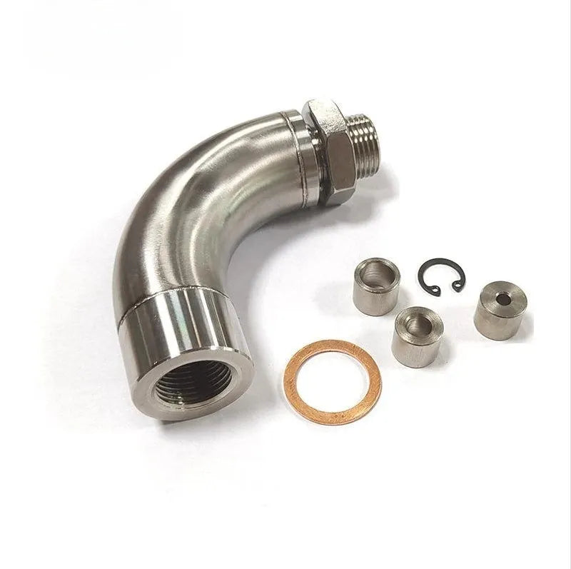 Car M18 temperature sensor adapter with gas flow cross-over and JXSS028 model marking