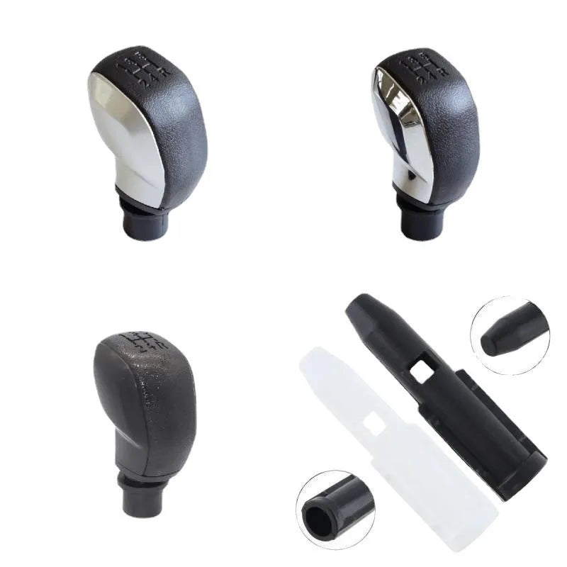 Leather gear shift head replacement for Peugeot and Citroen cars with dustproof handball design