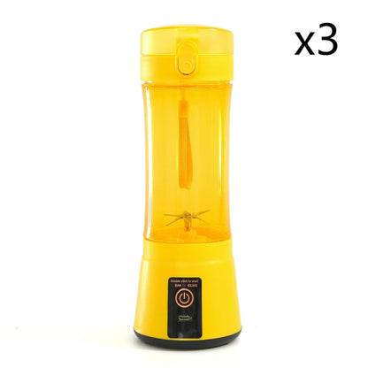 Portable USB Rechargeable Fruit Smoothie Blender with Cordless Design and Powerful Blending Capabilities