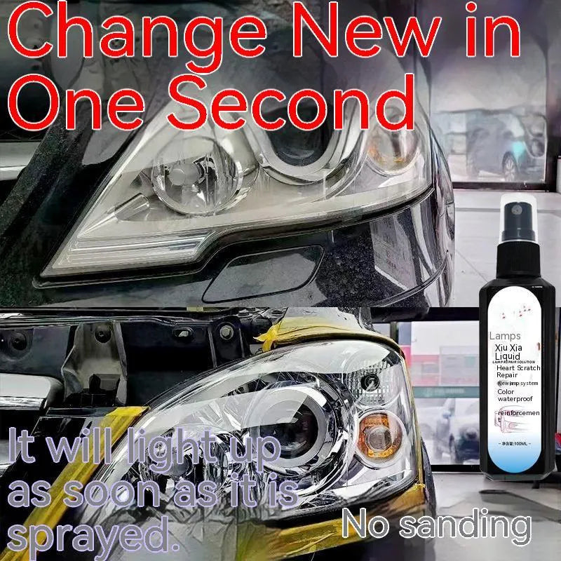 100ml bottle of car headlight renovation repairing liquid for plastic headlamp covers