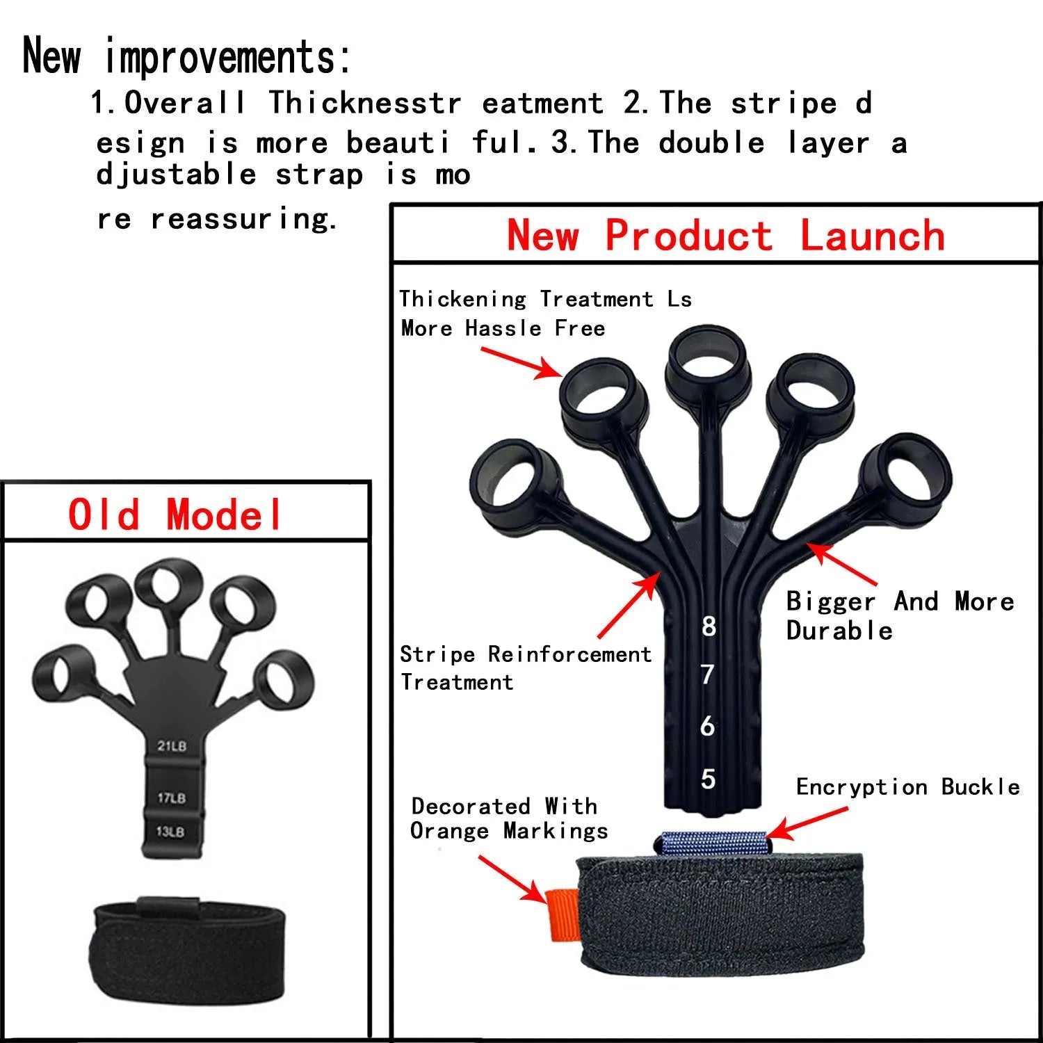 Silicone finger rehabilitation trainer and abdominal tension set with adjustable belts in black or grey