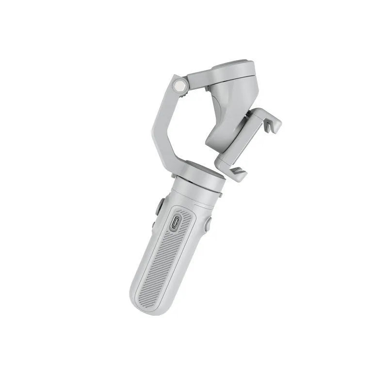 Mobile phone handheld Bluetooth stabiliser with three-axis anti-shaking head and built-in battery