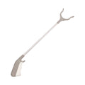 40cm stainless steel garbage picker with push-type handle for one-handed operation