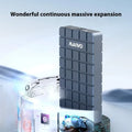 USB4 aluminium hard disk enclosure for M.2 NVMe SSDs measuring 50x118x13mm