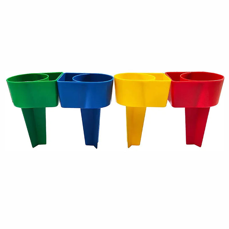 Plastic beverage phone holder 20x14cm for outdoor beach canopy use