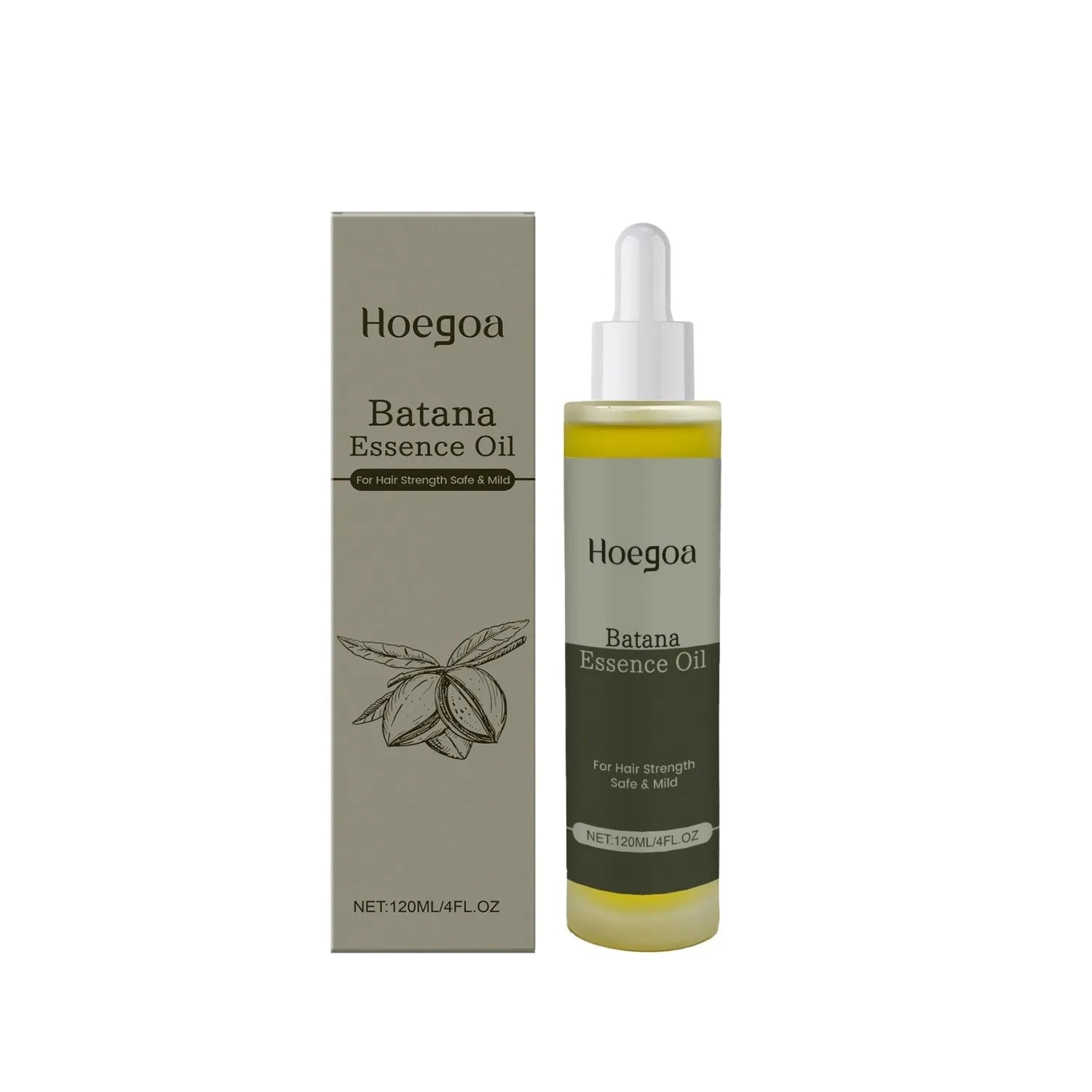 120ml bottle of gentle daily hair oil with ginger, Platthana, and rosemary oils