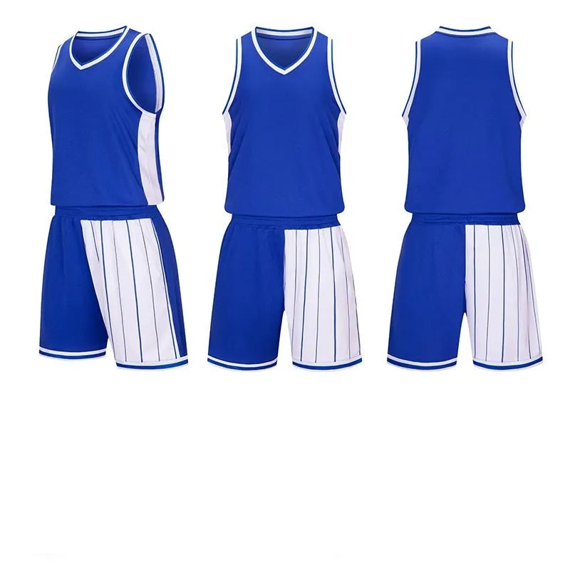 Men's basketball training set with quick-drying fabric in grass green colour