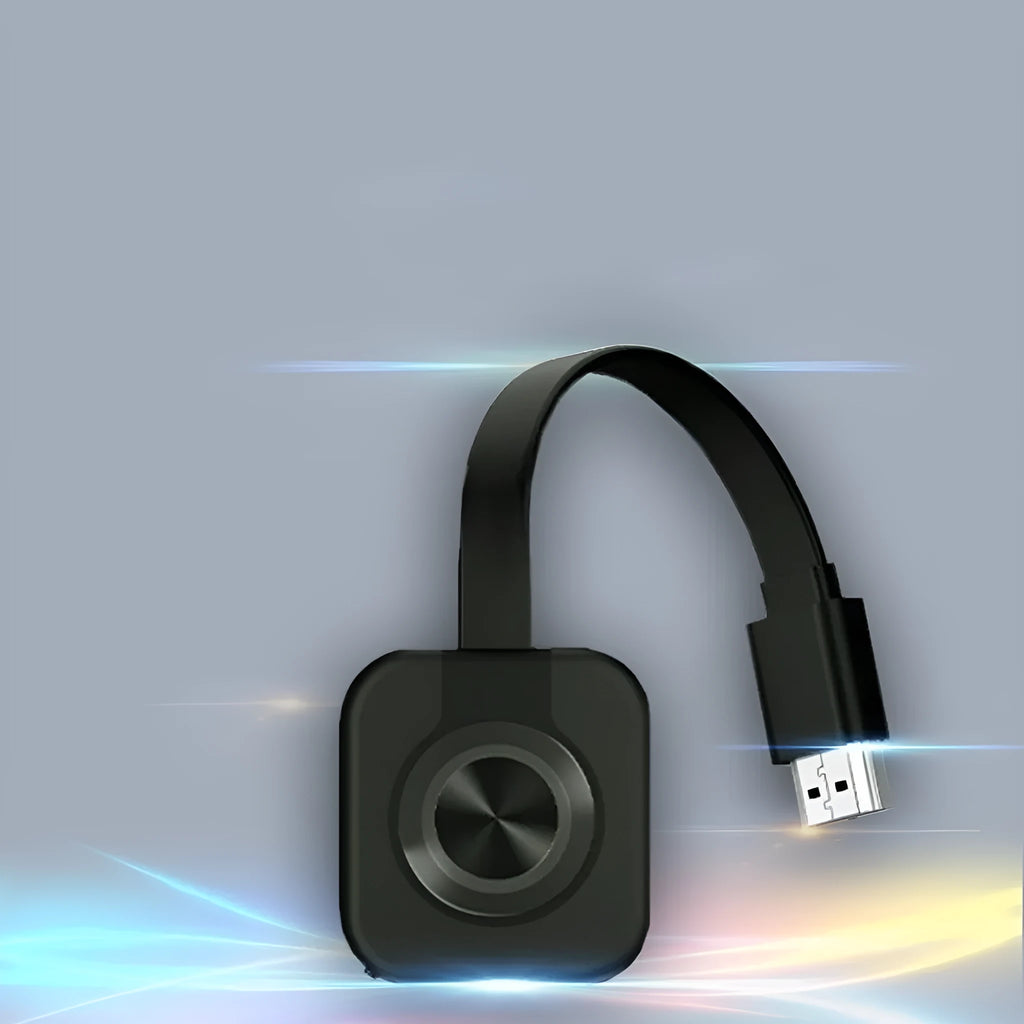 Compact wireless HDMI transmitter for screen mirroring with mobile devices