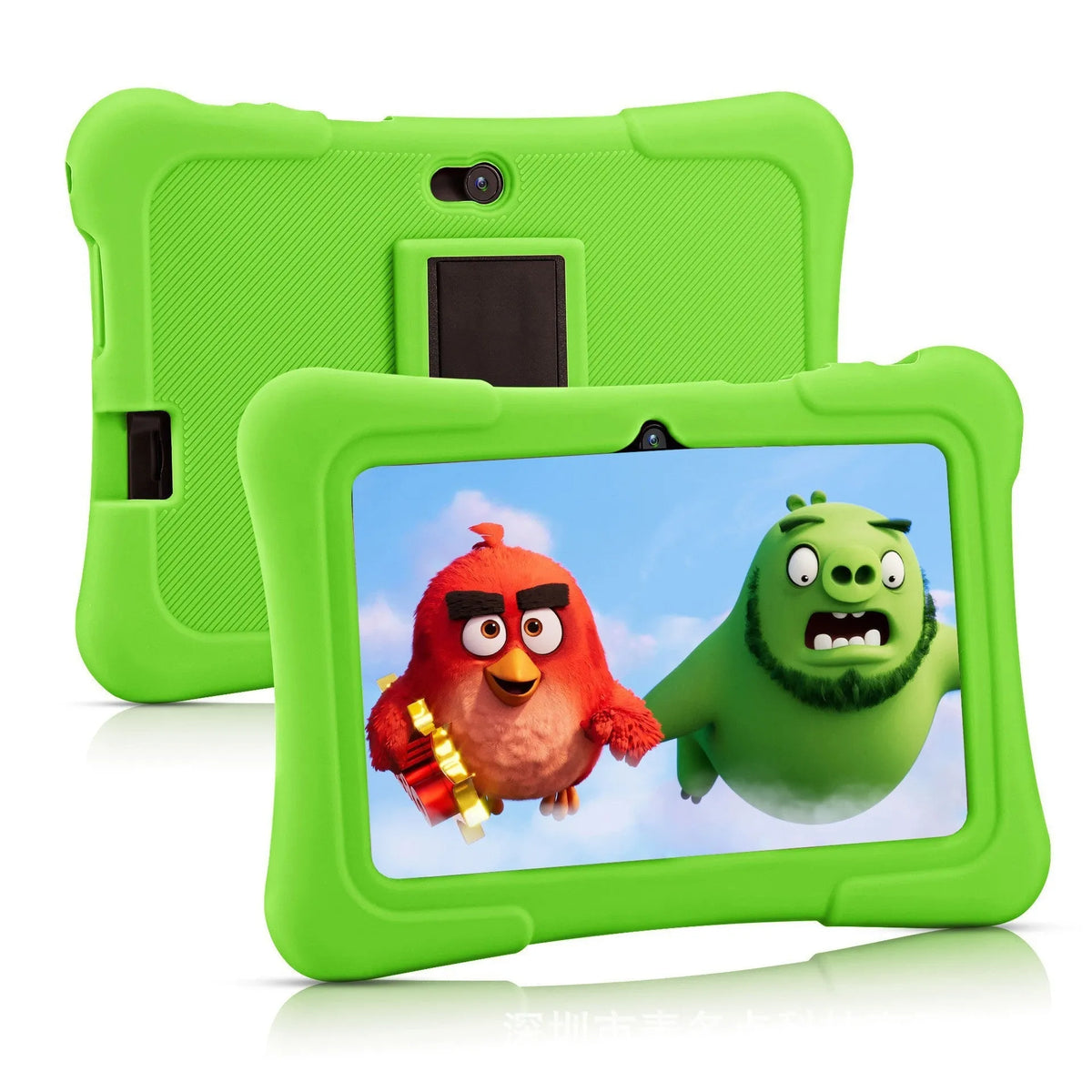 7-inch children's tablet computer with WiFi Bluetooth and silicone sleeve in blue colour