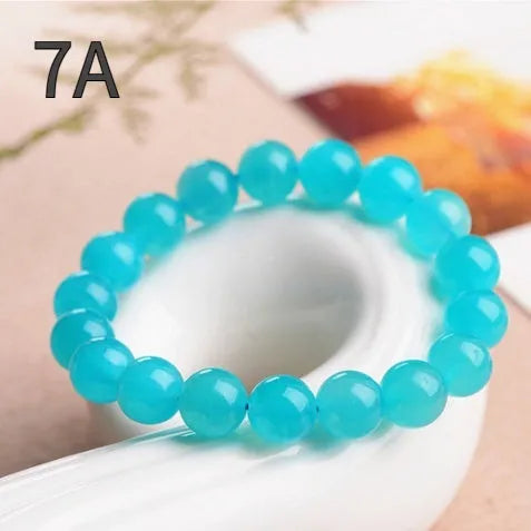Natural Amazonite scattered beads in various sizes from 6mm to 13mm with polished finish and Ice colour grades