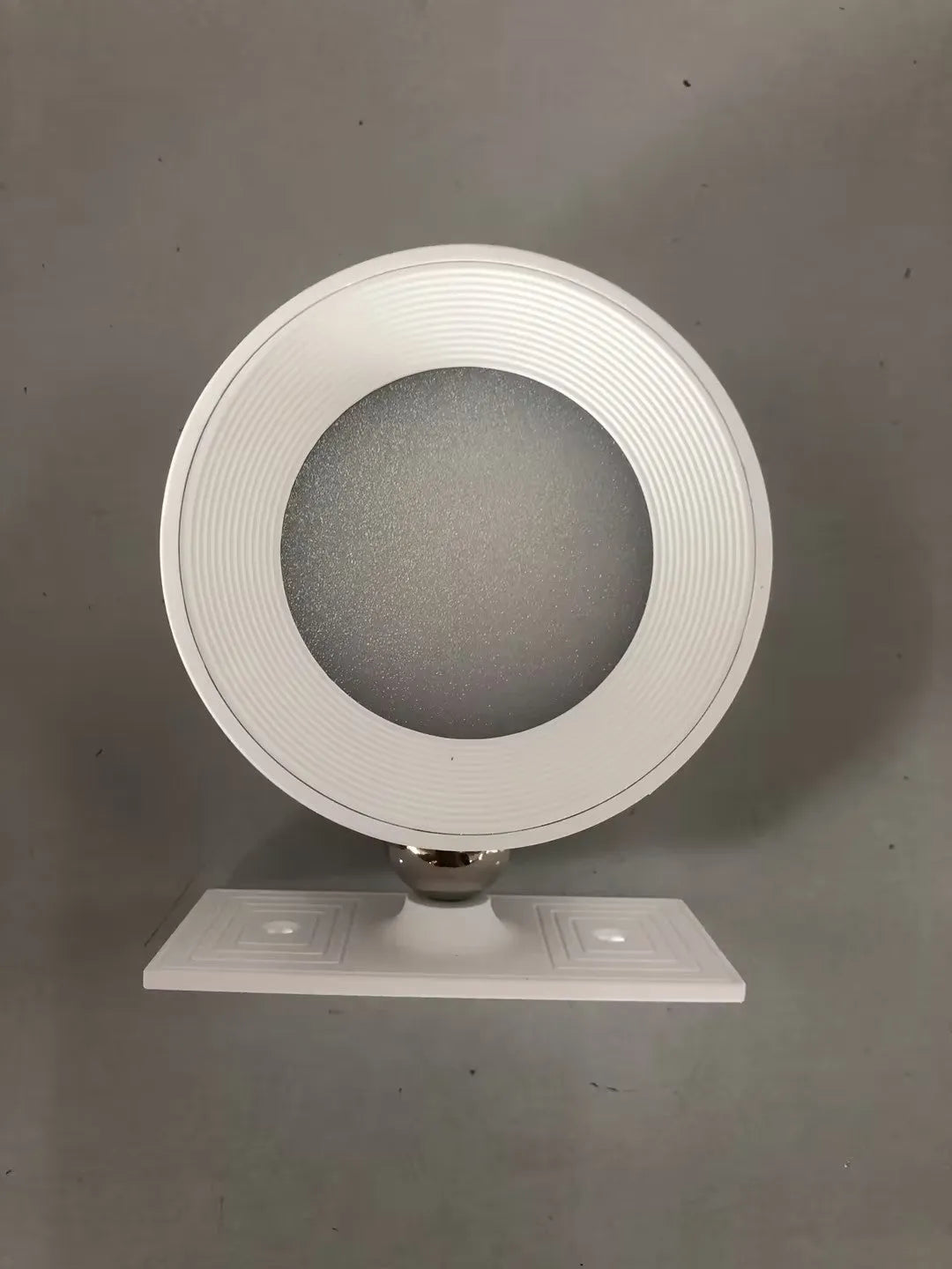 Magnetic LED wall lamp in round or square shape, black or white, 12V touch control with adjustable 3000K-6500K light.