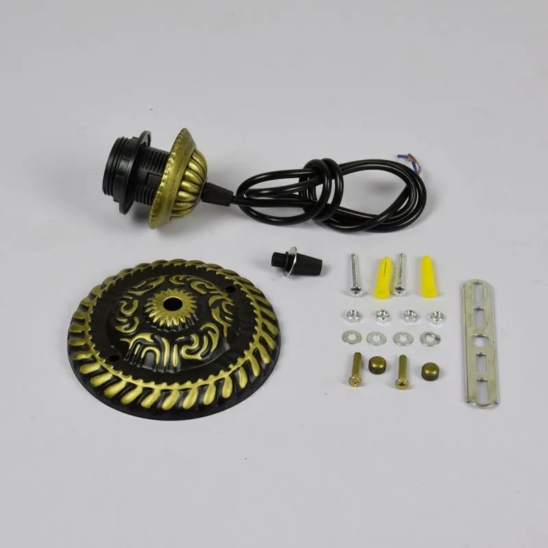20cm square coloured glass pendant light with iron ceiling plate and E27 holder for aisle or bar counter