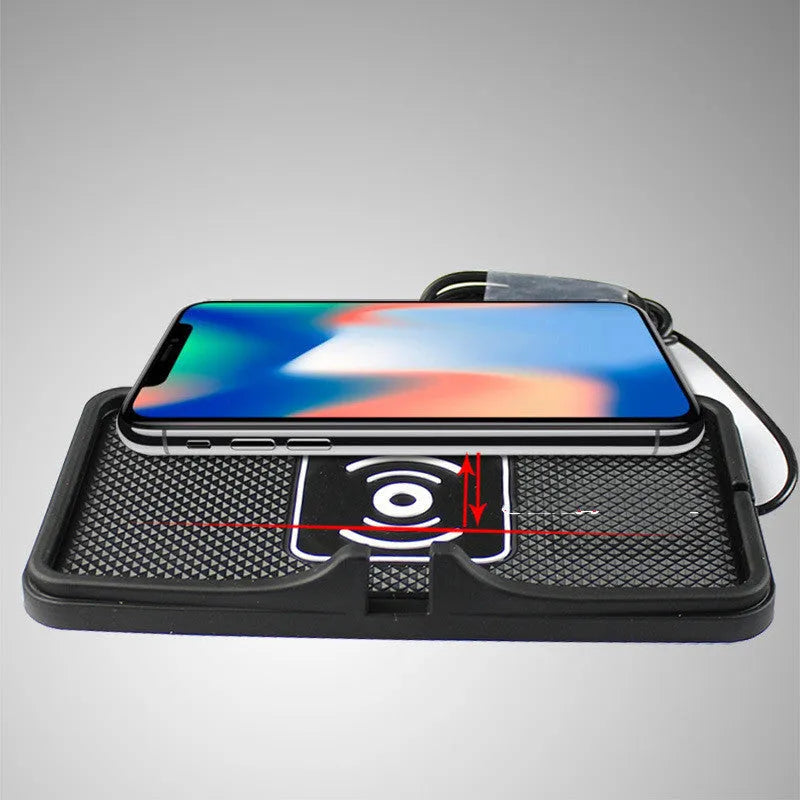 10W wireless car charger with vertical mount for 12 Pro Max and Samsung
