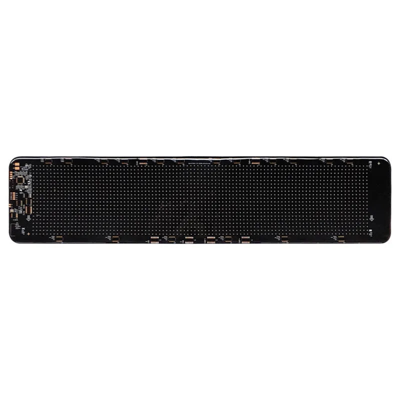 LED smart bumper stickers expression screen showing 110mm x 492mm display with mobile phone connectivity