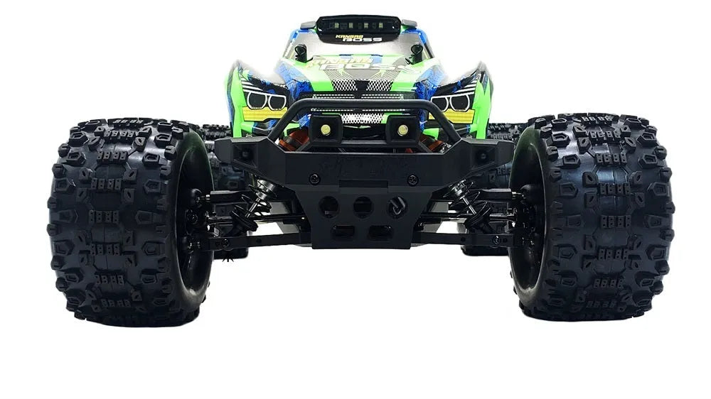 Off-road 4WD brushless RC racing car with aluminium chassis and steel gears for adults