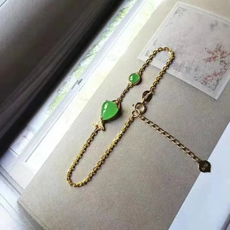 Yellow gold electroplated copper bracelet with retro styling for unisex fashion wear
