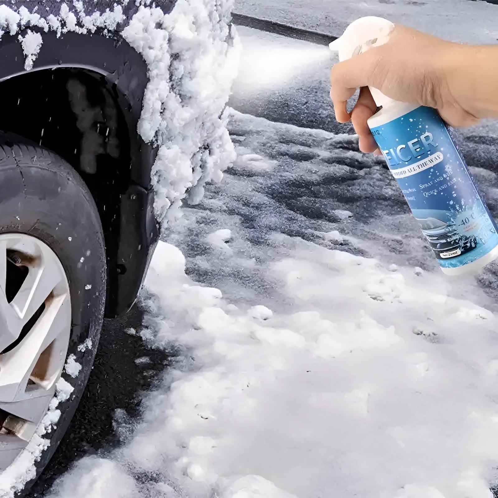 250ml aerosol can of car windscreen deicer spray for snow and ice removal